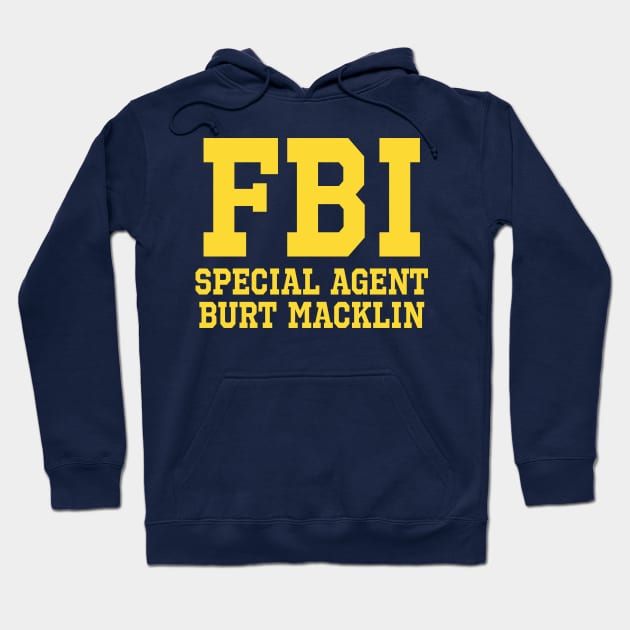 Special Agent Burt Macklin FBI Hoodie by tvshirts